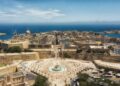 valletta, fontana, tritoni, malta