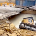 Crolla un tratto di strada vicino alla chiesa di Tarxien: si apre una voragine nel cantiere